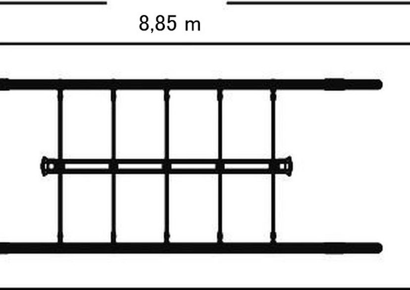 Cyclops rope-end swinger, 4-seater, single