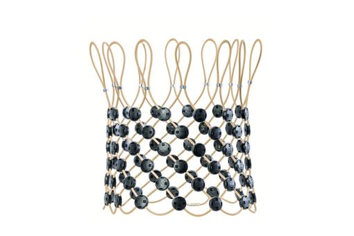 Basketballnetz einzeln - Seil grün/Clips grün