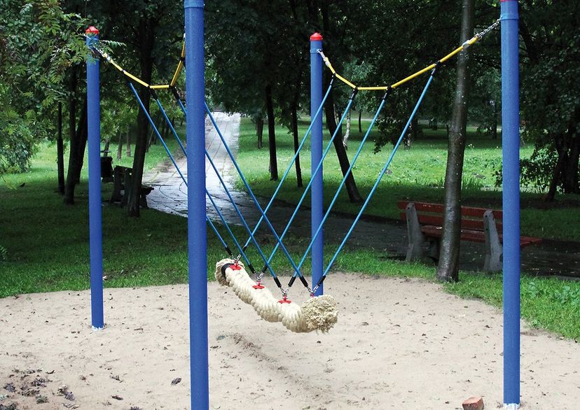 Super-Tampen-Swinger Mini, Standpfosten aus Stahl