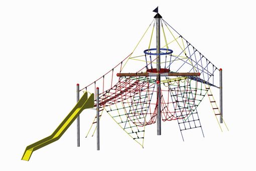 “Black Beard” Pirate Ship - wooden crossbeams