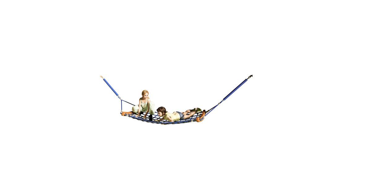 Huck With Rope Hercules Rope Hammock with plastic knotsballs - Huck