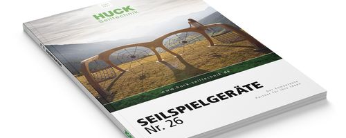 Neu: Der HUCK Seilspielgeräte-Katalog Nr. 26