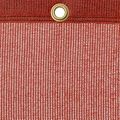 Luftdurchlässige Plane, terrakotta, mit Öse im oberen verstärkten Rand, Detailbild
