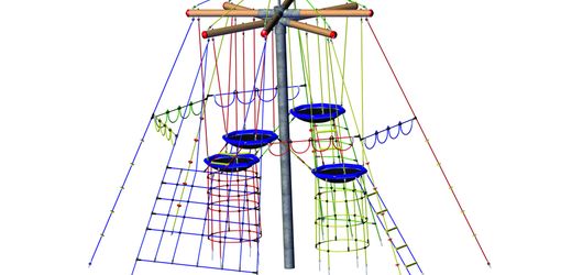 Bird‘s Nest Tree - wood crossbeams