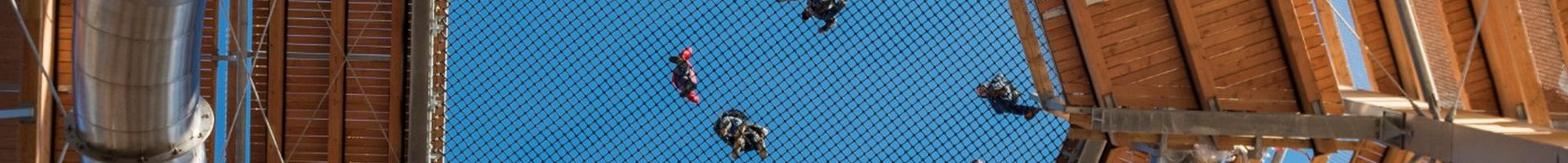 Atemberaumende Aussicht für mutige, gepaart mit federndem Spielspaß.