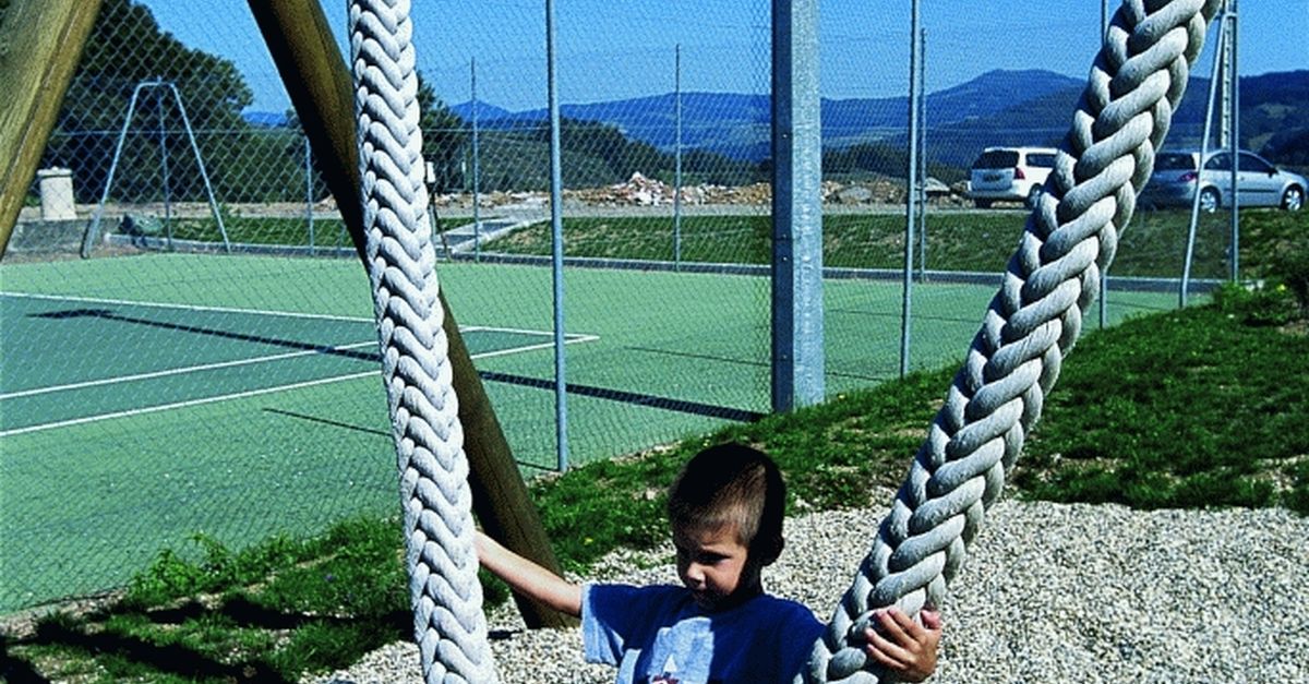 Huck With Rope Jungle Rope Swing, Suspension height 2.00 m - Huck
