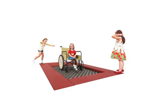 "Rolli" Trampoline - Wheelchair Friendly