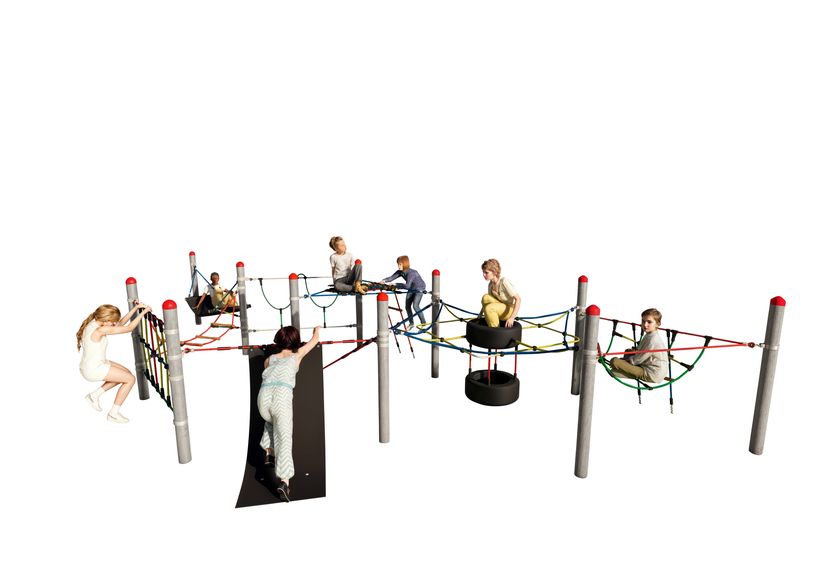 Wichtelwald Version 1 mit Stahlpfosten