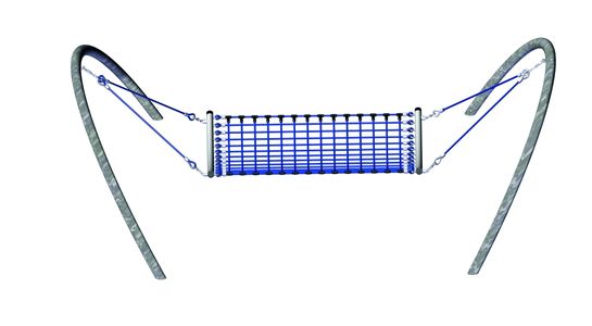 XXL-Hängematte für Bogen-Stahlgestell