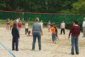 Volleyballnetz mit Stahleinlage (Clipsnetz) ohne Pfosten