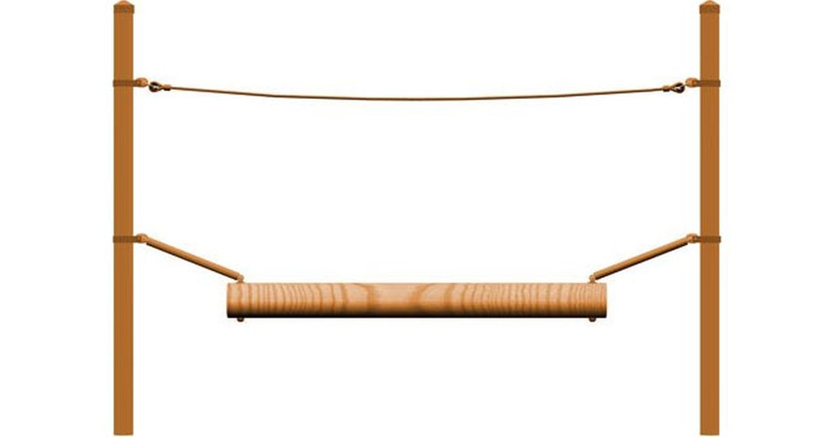 Huck With Rope Hanging Rope