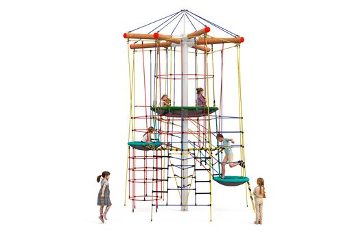 Vogelnestbaum „Adlerhorst“ - Querträger aus Holz