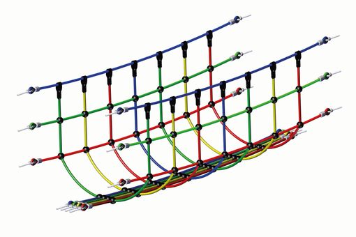 Netzbrücke in V-Form, per lfd.m.