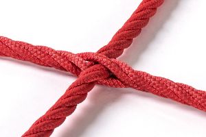 Climbing nets made from Ø 16 mm Hercules rope with cross-stitch connection