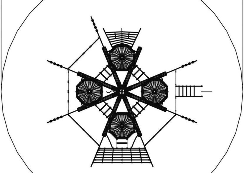 Bird‘s Nest Tree - steel crossbeams