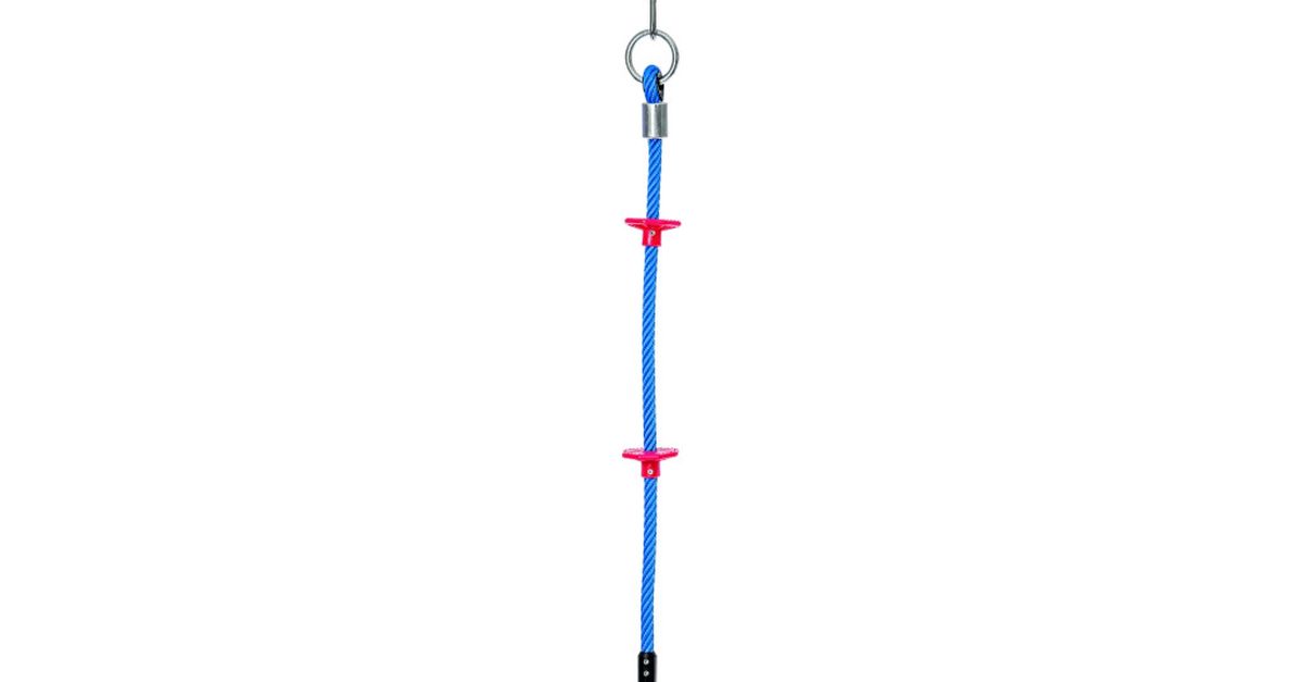 Huck With Rope Hercules climbing rope, with climbing supports, length 2.00 m, Ø 18 mm ...