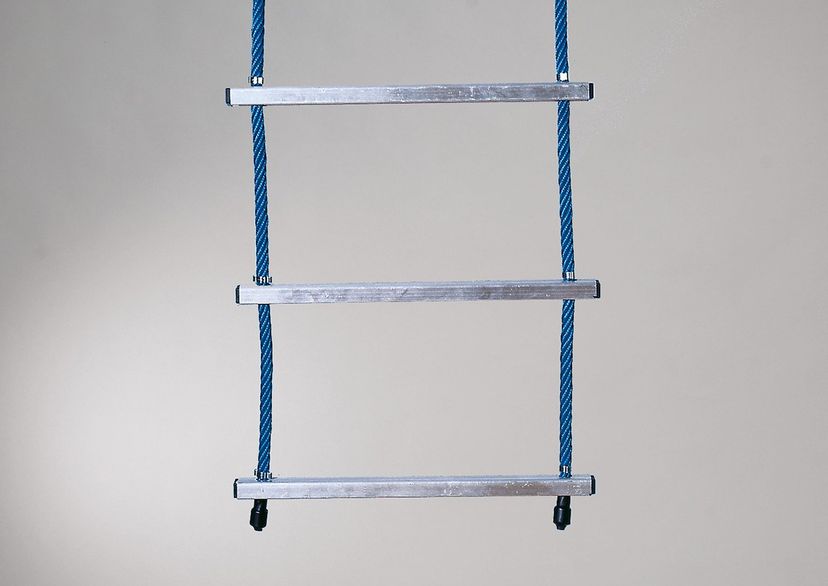 Strickleiter mit Aluminiumsprossen