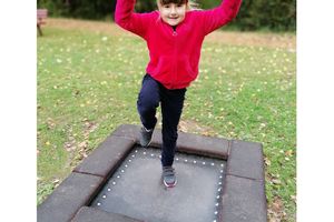 Trampolin „Piccolo“ zum Einbau in gewachsene Böden