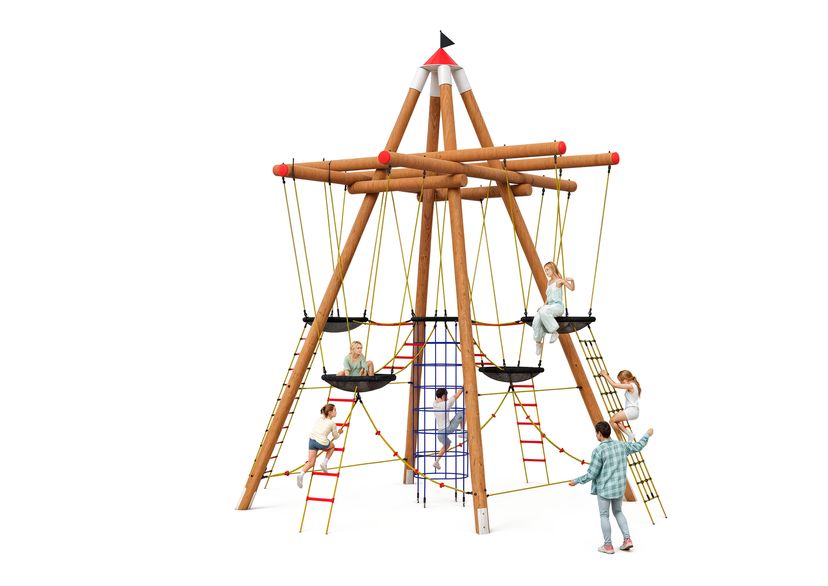 Bird‘s Nest Tower, wood