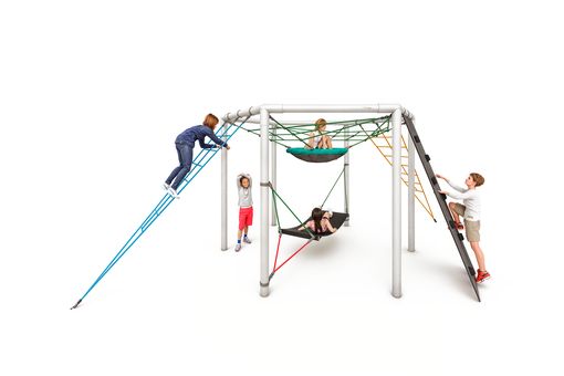 6-Eck-Kletterburg Maxi