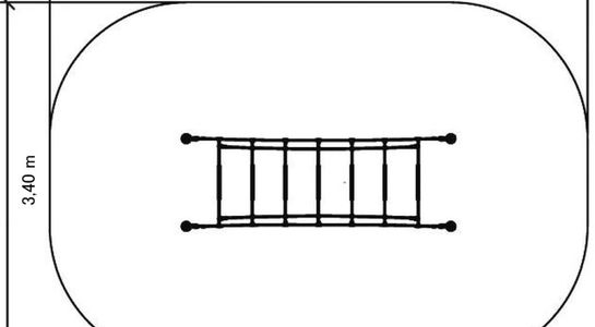 „Wobble rung“ adventure bridge